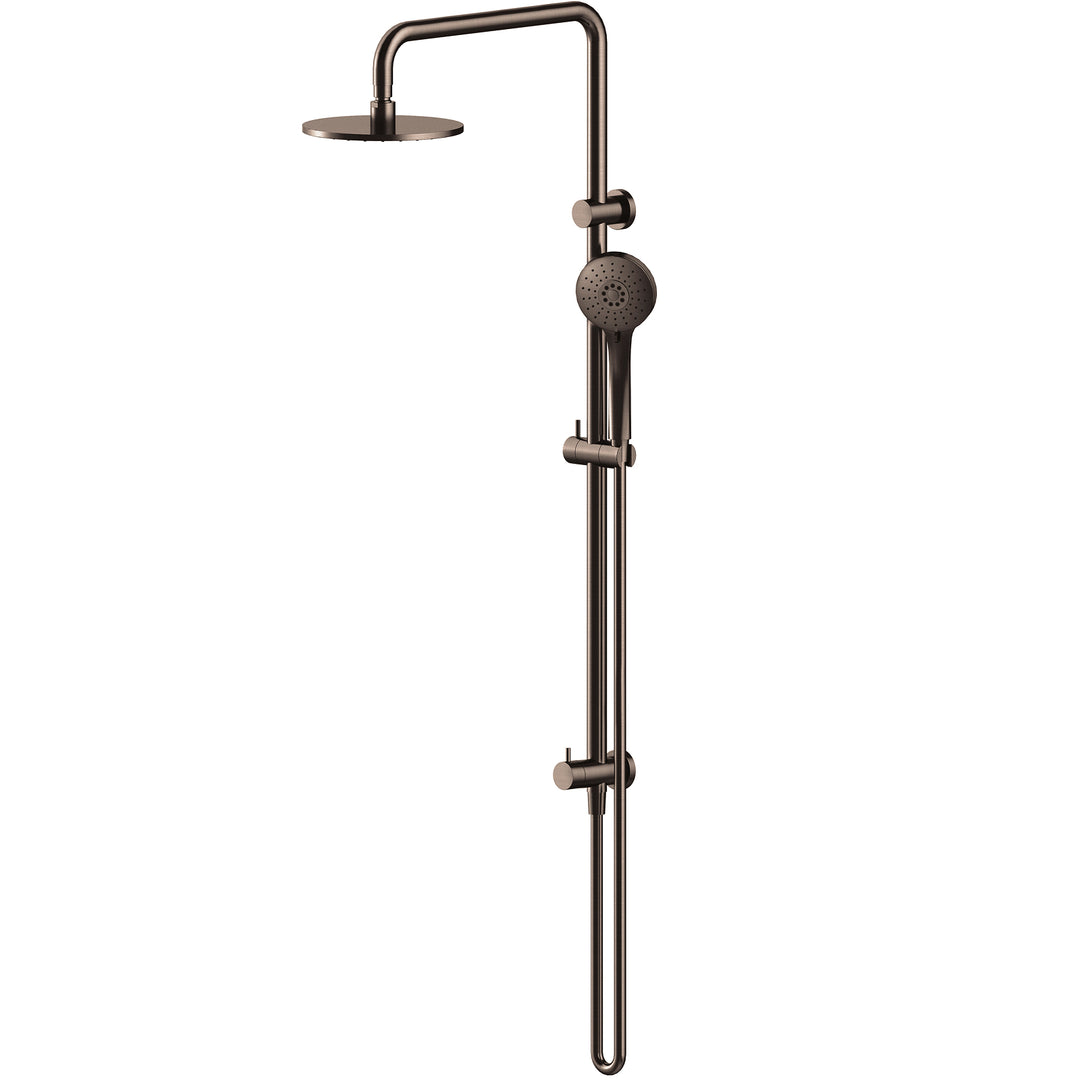 Axus Shower Column + Hand Shower Bottom Diverter Dark Bronze