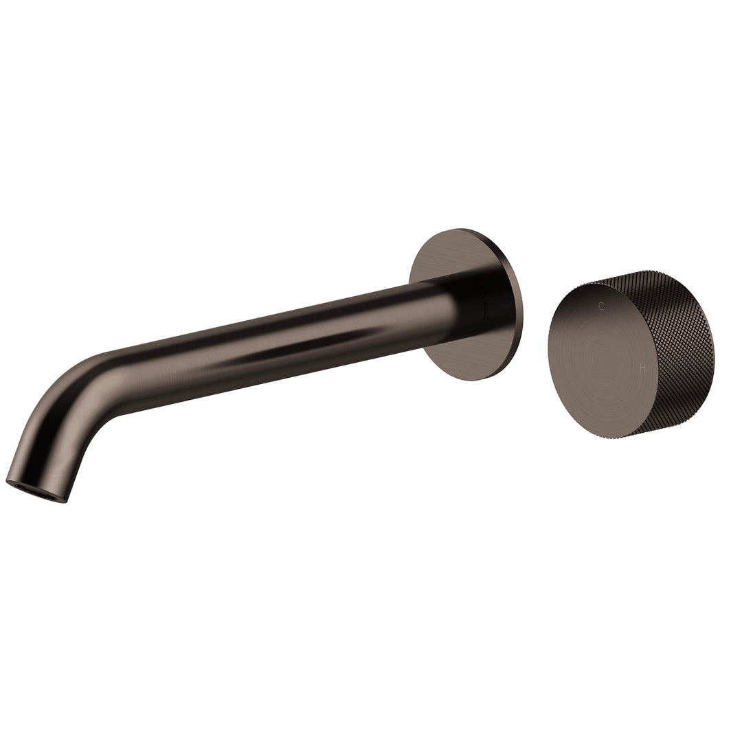 Vierra Wall Mount Spout Basin Mixer Dark Bronze / 220mm