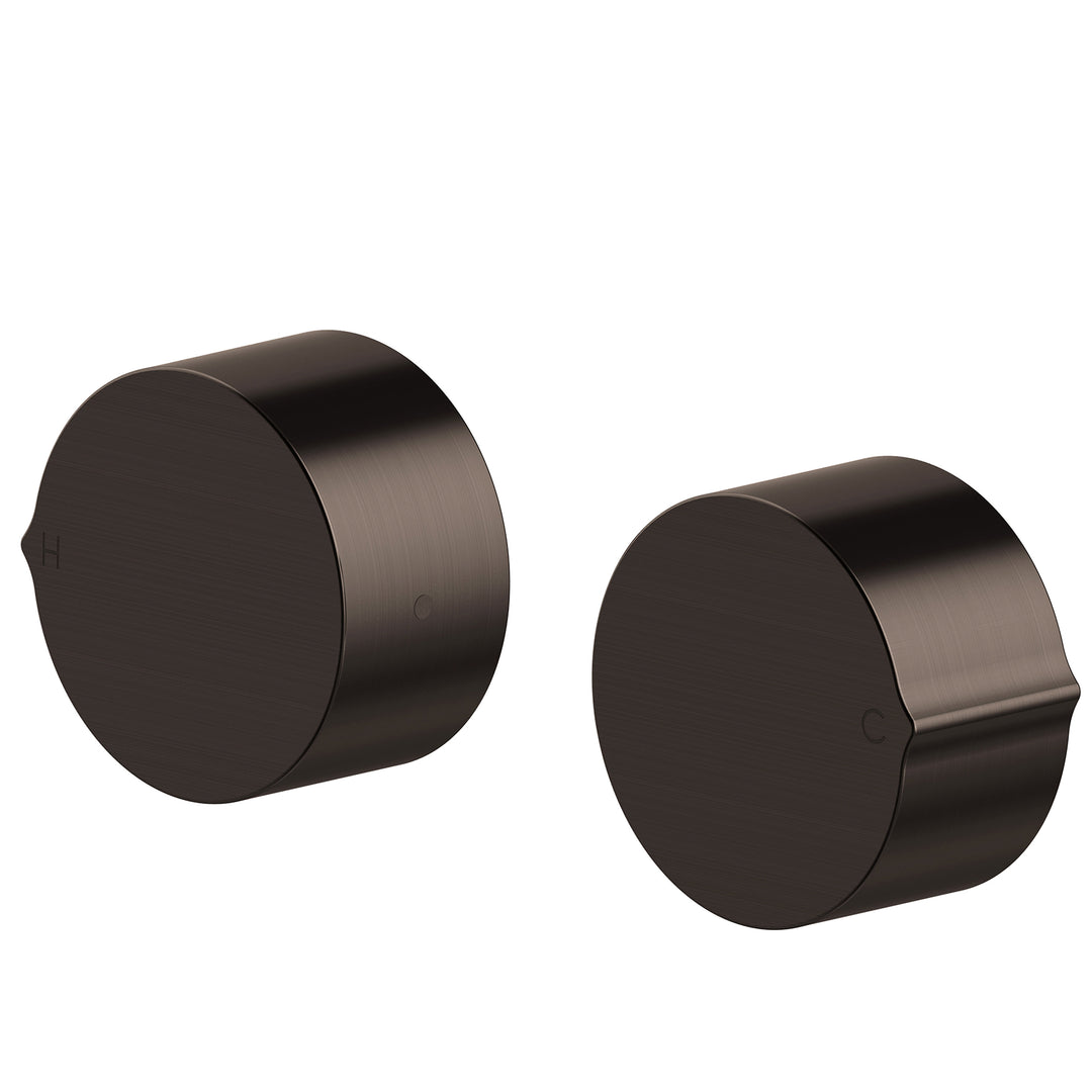 Venn Wall Taps Dark Bronze