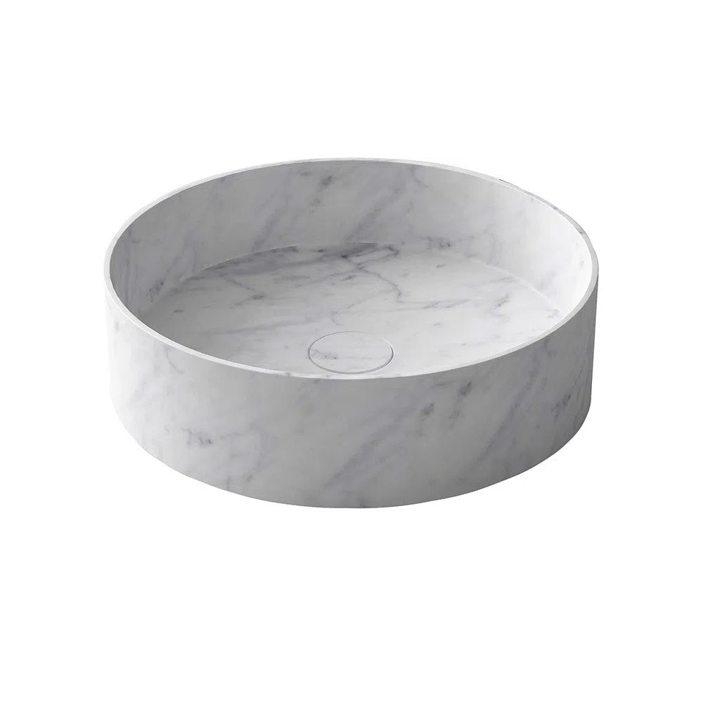 Arcisan ARCISTONE 400 x 110mm Above Counter Basin - Carrera Marble