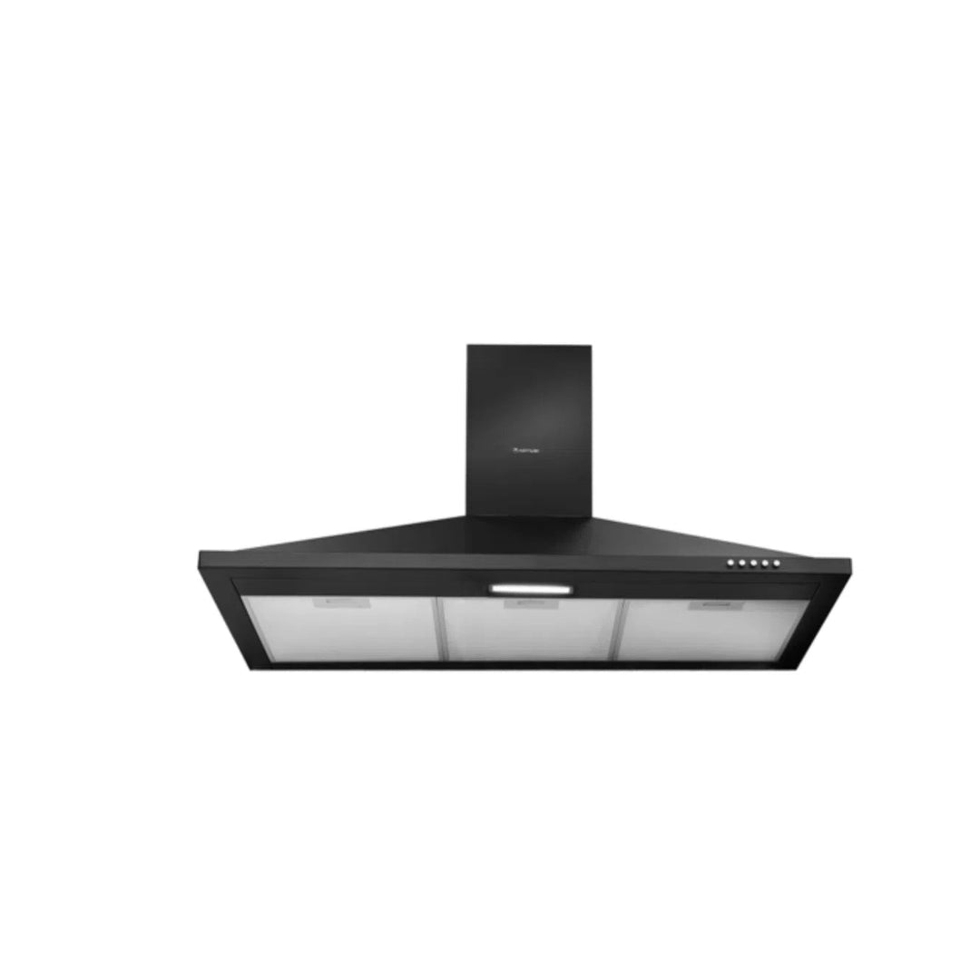 Artusi 90cm Canopy Rangehood Matte Black 900mm