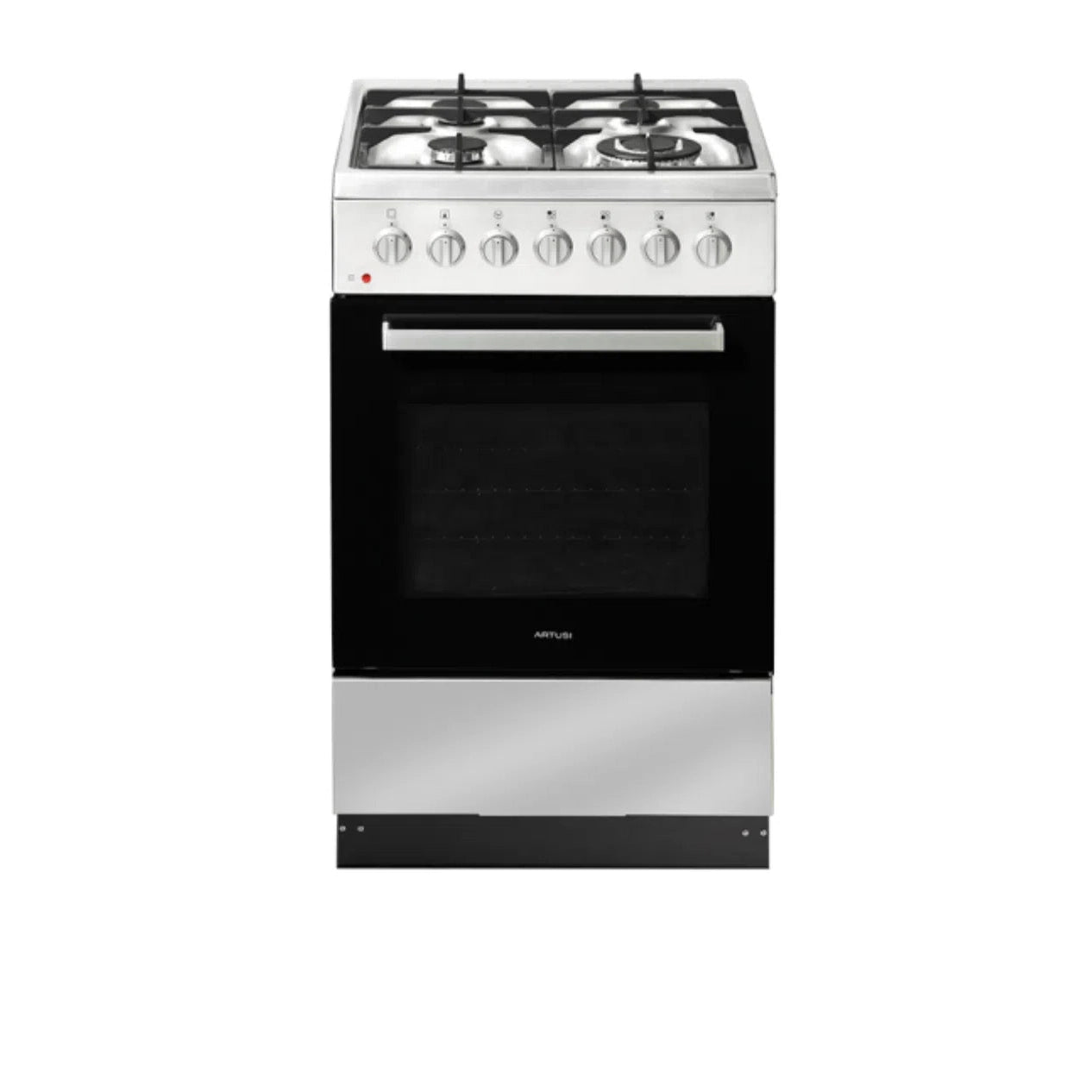 Artusi 54cm Dual Fuel Oven Stove Gas Hob Stainless Steel