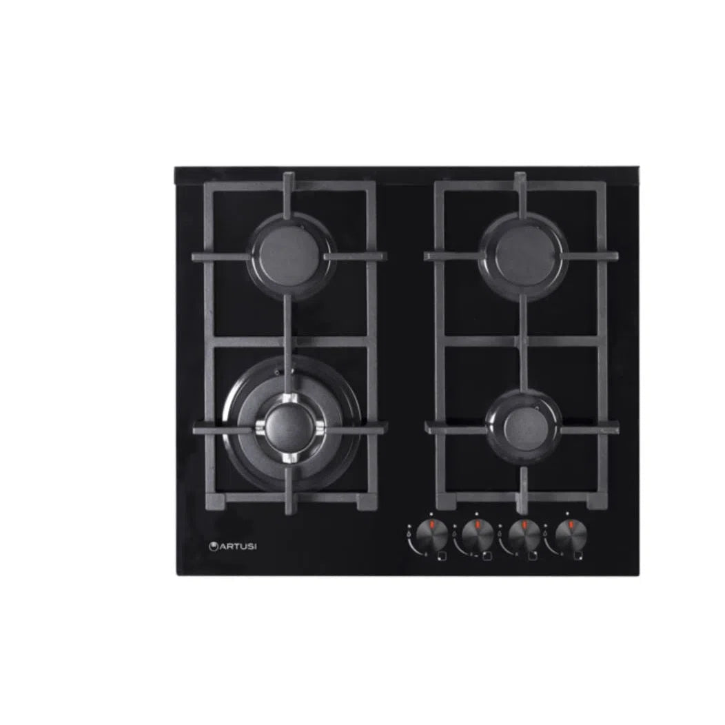 Artusi 60cm Gas Cooktop Black