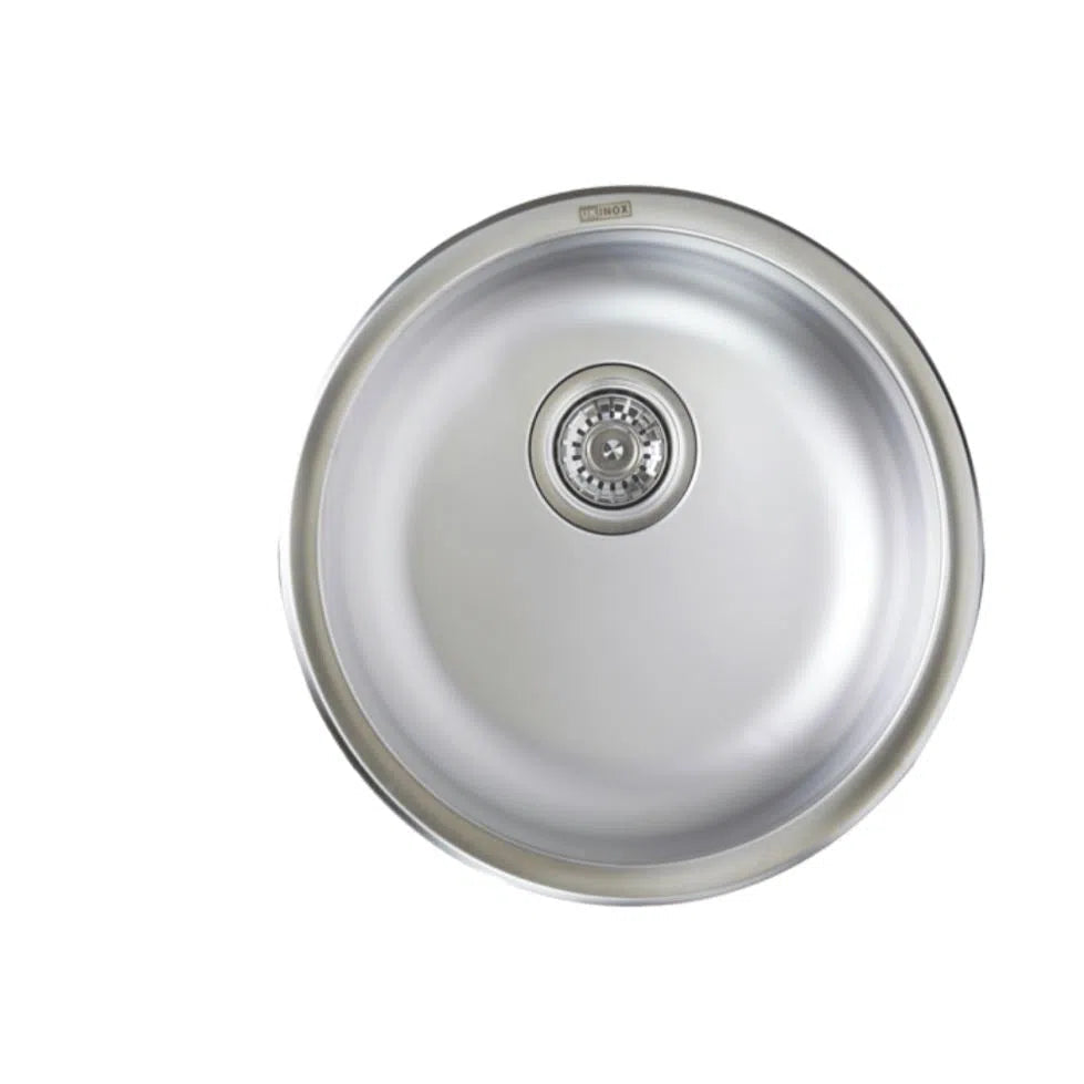 Artusi 39cm Roundo Single Bowl Sink Stainless Steel