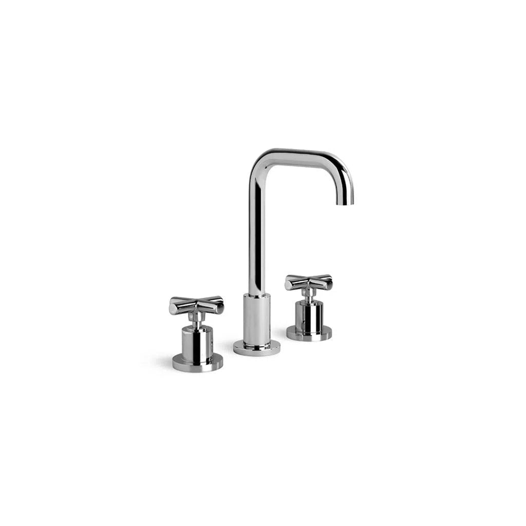 Brodware City Plus Basin Set with Swizel Spout & Cross Handles & Square Gooseneck Spout