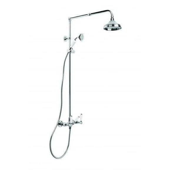 Brodware Winslow Exposed Overhead Shower Set With Diverter And Hand