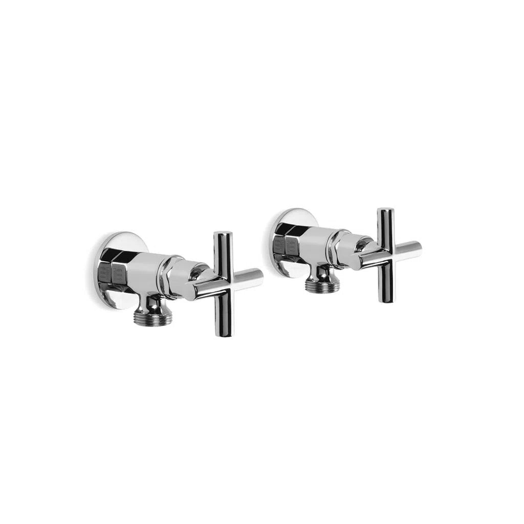 Brodware City Plus Washing Machine Taps with Cross Handles