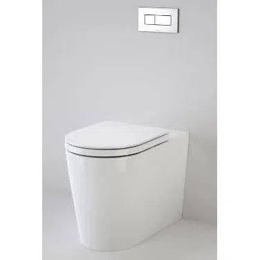 Caroma Liano Cleanflush Invisi Series II Wall Faced Toilet - Liano Double Flap Seat