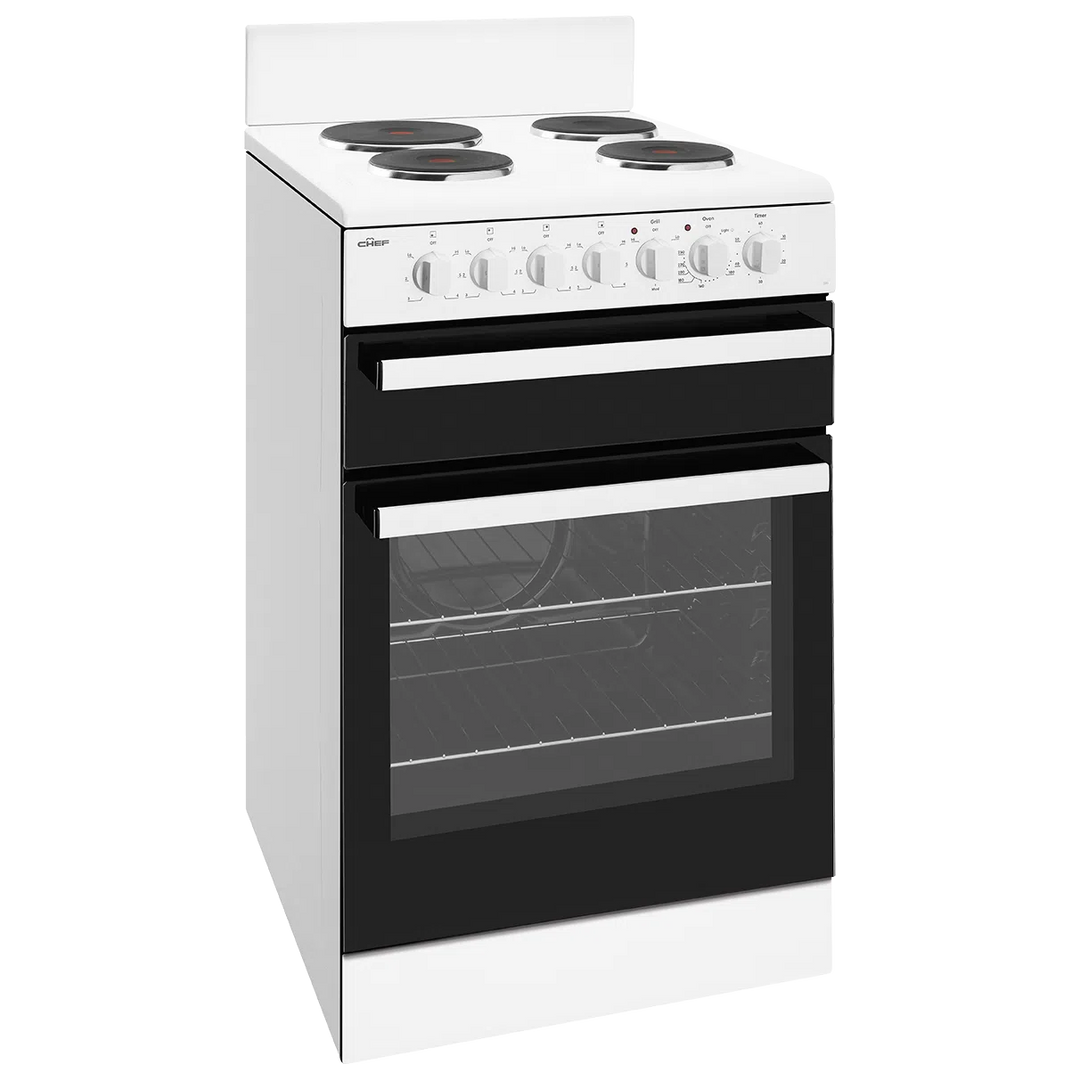 Chef 54cm Freestanding Cooker (CFE533WB)