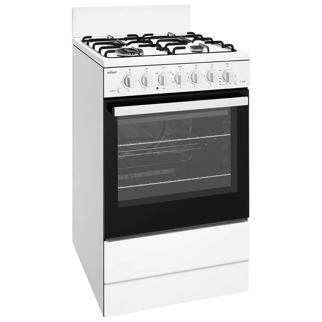 Chef 54cm Freestanding Cooker (CFG504WB)