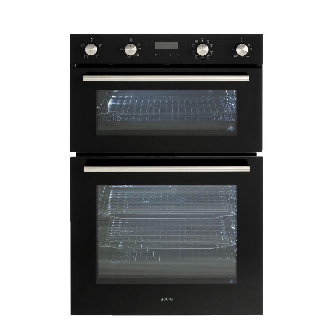 Euro Appliances 80cm Double Electric Oven (EO8060DBK)