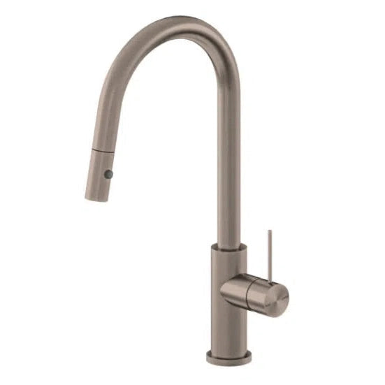 Nero Mecca Pull Out Sink Mixer With Vegie Spray Function Brushed Bronze