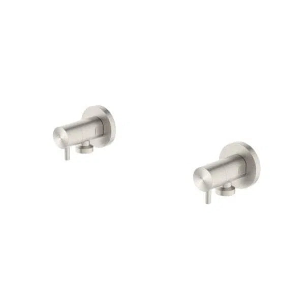 Nero Washing Machine Taps Brushed Nickel