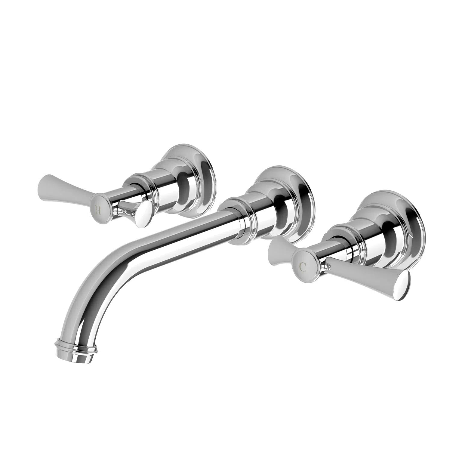 Phoenix Cromford Basin / Bath Wall Tap Set | Design 10
