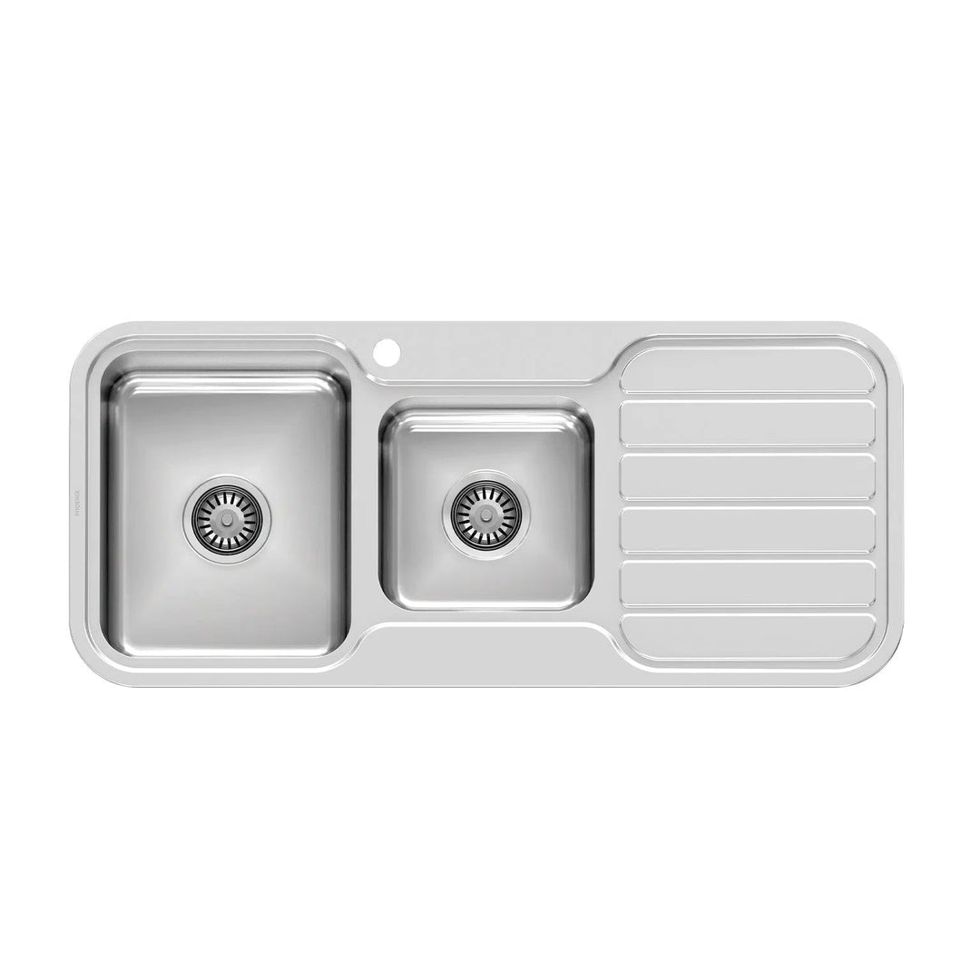 Phoenix 1000 Series 1 & 3/4 Bowl Sink with Drainer
