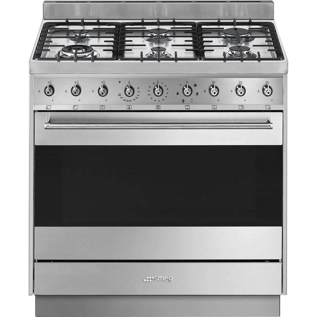 Smeg 90cm Classic Cooker Stainless Steel CS90GMXA-1