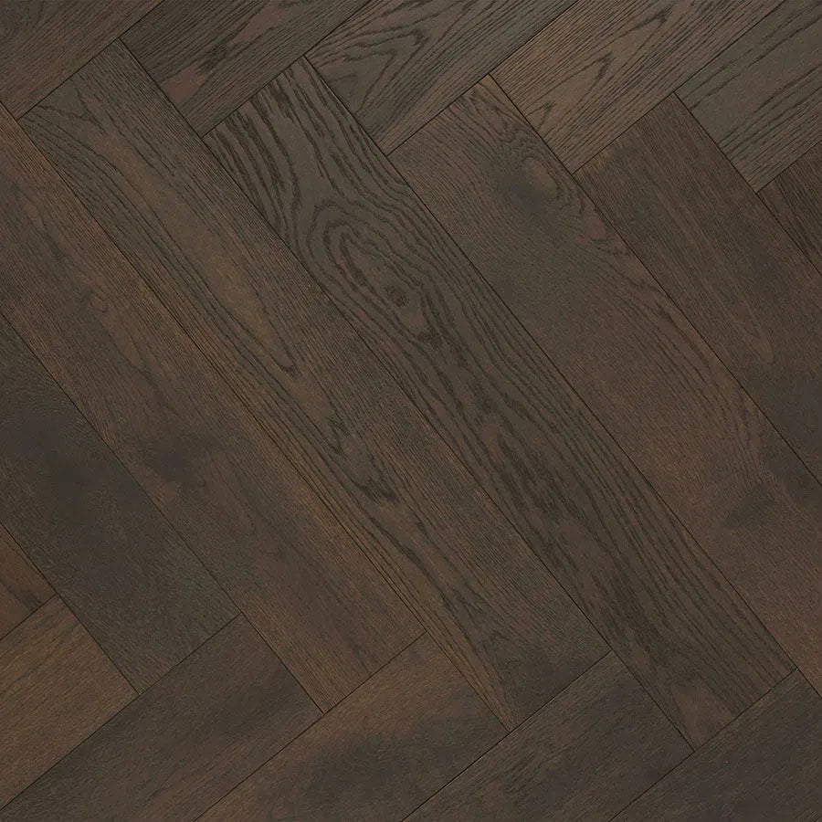 Onyx Pearl - Highland Oak Engineered Herringbone Parquetry