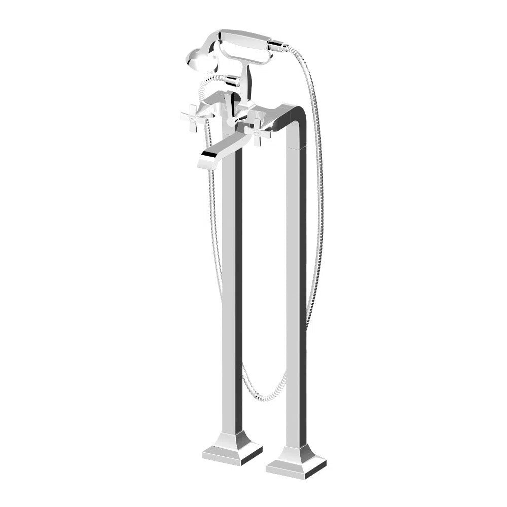 Zucchetti Bellagio Free Standing Bath Tap Set