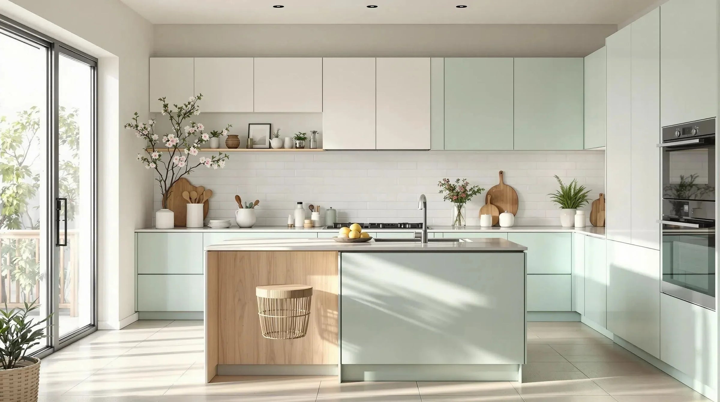 24 Spring Kitchen Colours & Trends