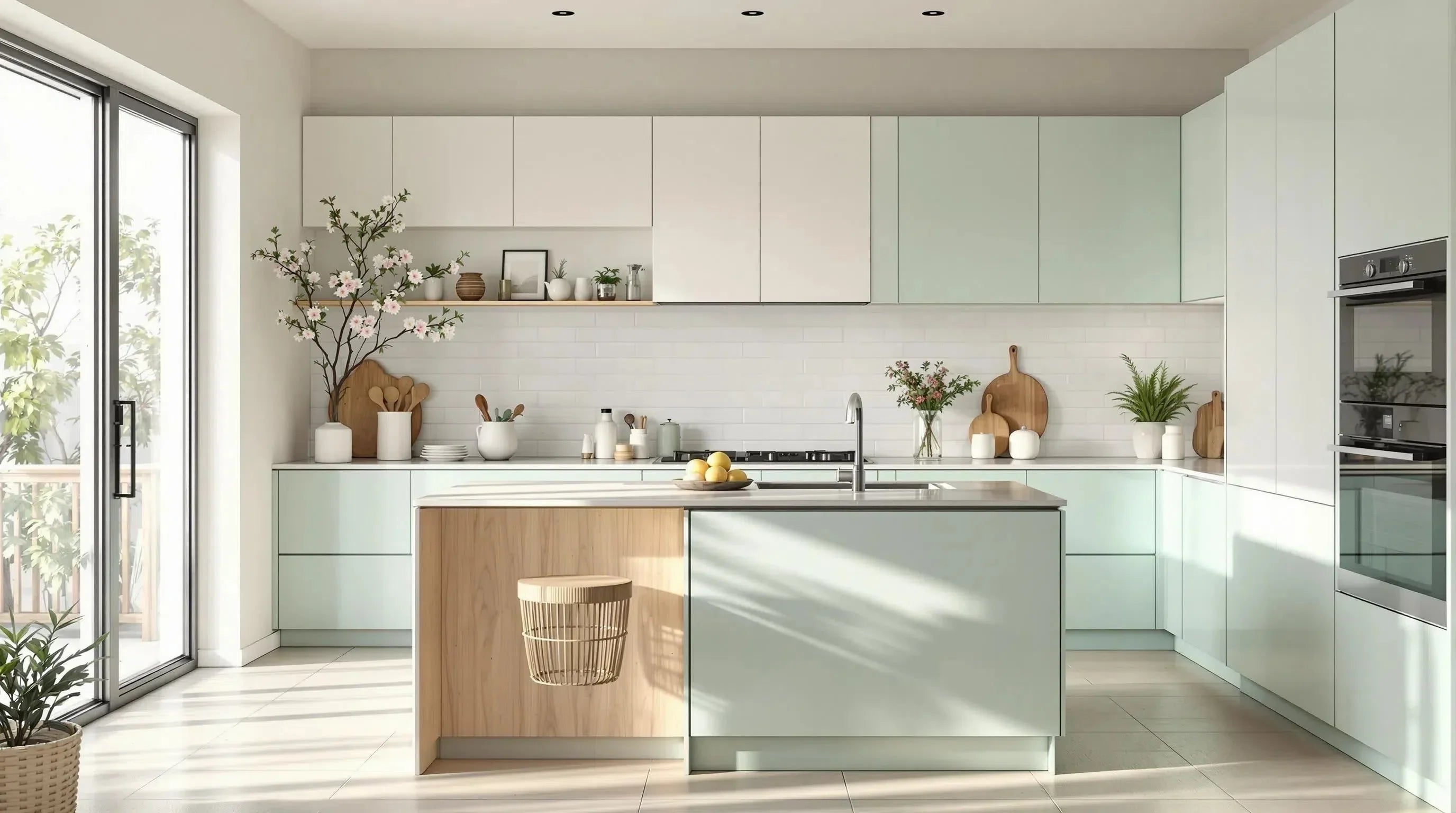 24 Spring Kitchen Colours & Trends