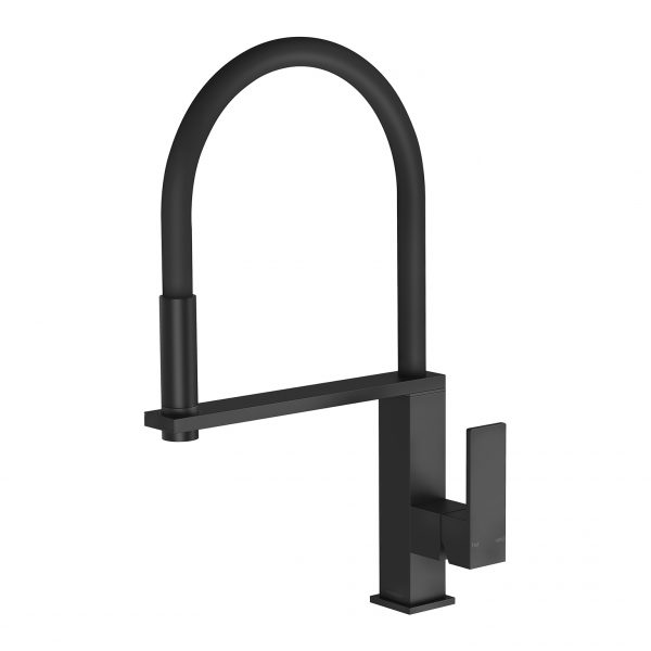 Phoenix Vezz Flexible Hose Squareline Pull Out Sink Mixer - Design 10