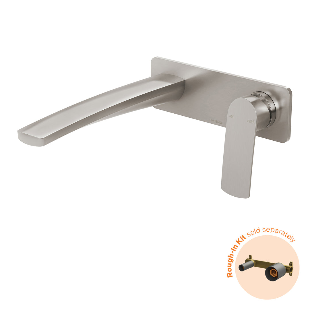 Phoenix Mekko SwitchMix 200mm Wall Basin/Bath Mixer Set (Fit-Off Kit Only) - Design 10