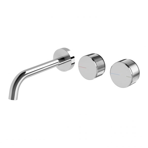 Phoenix Axia Wall Basin / Bath Curved Outlet Hostess Set 180mm - Design 10