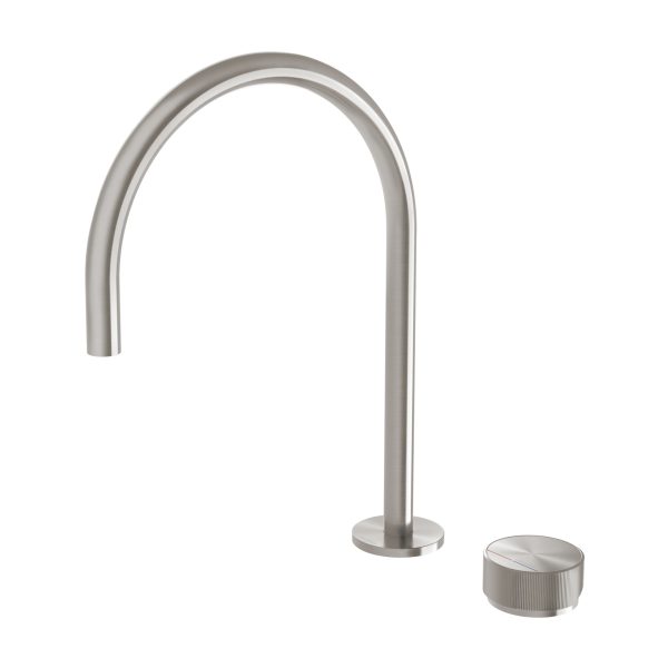 Phoenix Axia Hob Gooseneck Sink Mixer Set - Design 10
