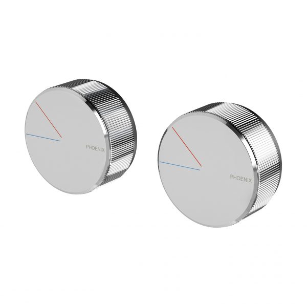 Phoenix Axia Twin Shower / Wall Mixer - Design 10