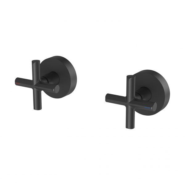Phoenix Vivid Slimline Plus Wall Top Assemblies 15mm Extended Spindles – Lead Free - Design 10