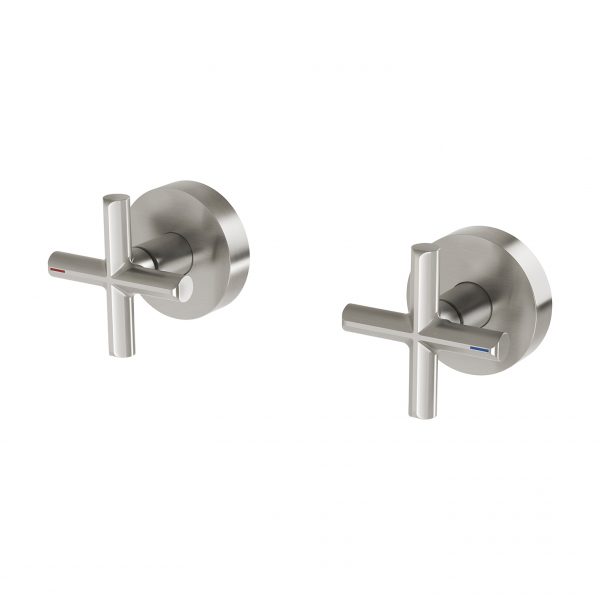 Phoenix Vivid Slimline Plus Wall Top Assemblies 15mm Extended Spindles – Lead Free - Design 10