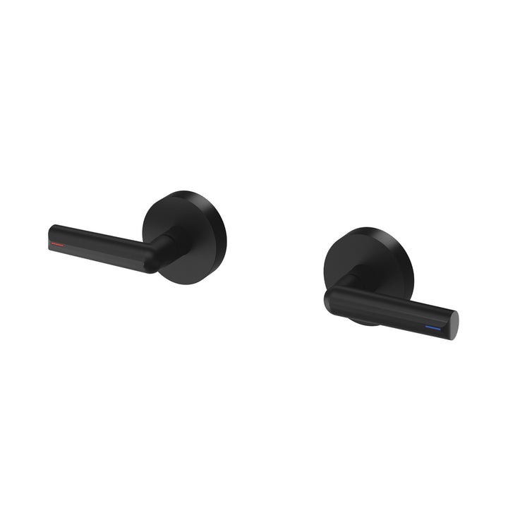 Phoenix Vivid Slimline Plus Lever Wall Top Assemblies 15mm Extended Spindles – Lead Free - Design 10