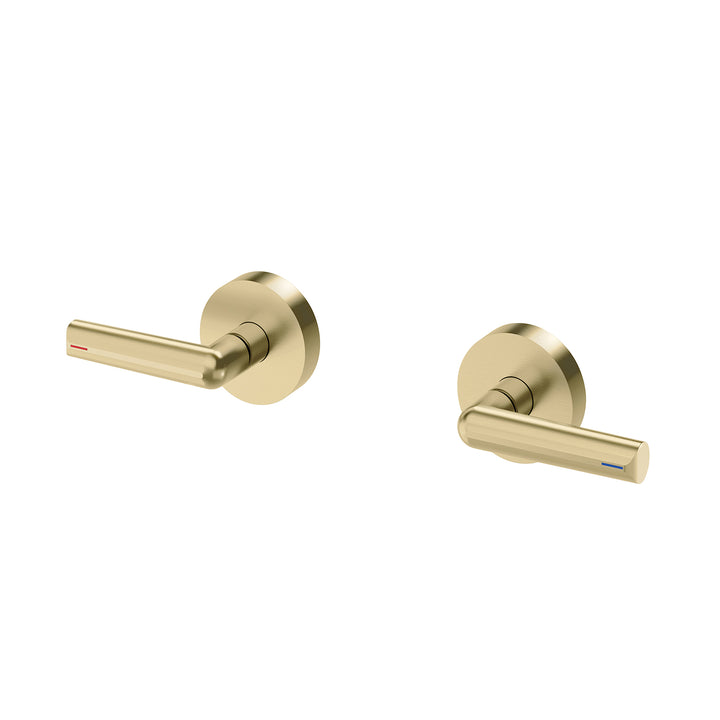 Phoenix Vivid Slimline Plus Lever Wall Top Assemblies 15mm Extended Spindles – Lead Free - Design 10