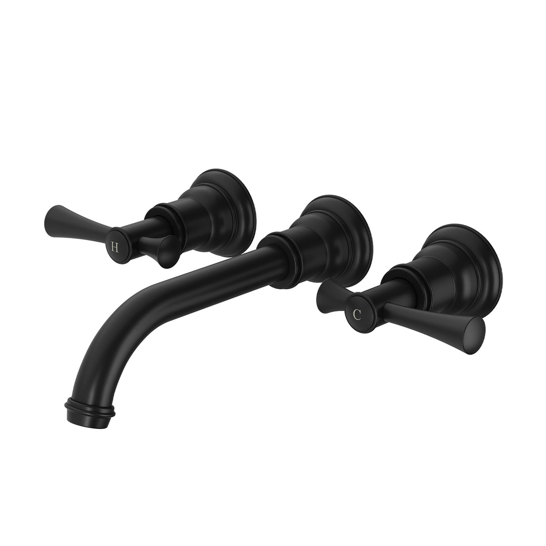 Phoenix Cromford Wall Basin / Bath Set 180mm – Lead Free - Design 10