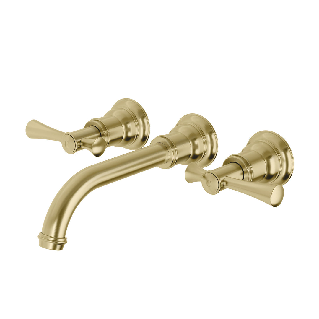 Phoenix Cromford Wall Basin / Bath Set 180mm – Lead Free - Design 10