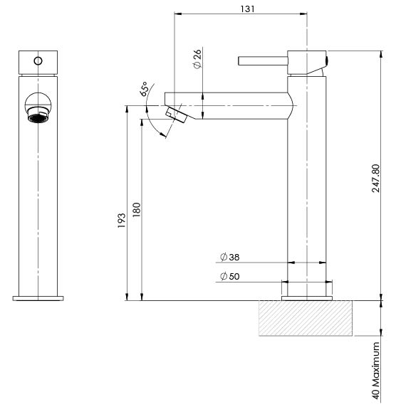 Phoenix Pina Vessel Mixer – 6 Star – Lead Free - Design 10
