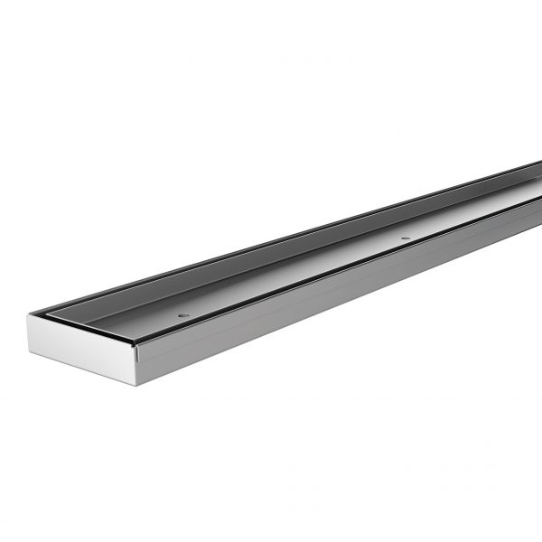 Phoenix Flat Channel Drain TI 75 x 750mm Outlet 65mm - Design 10