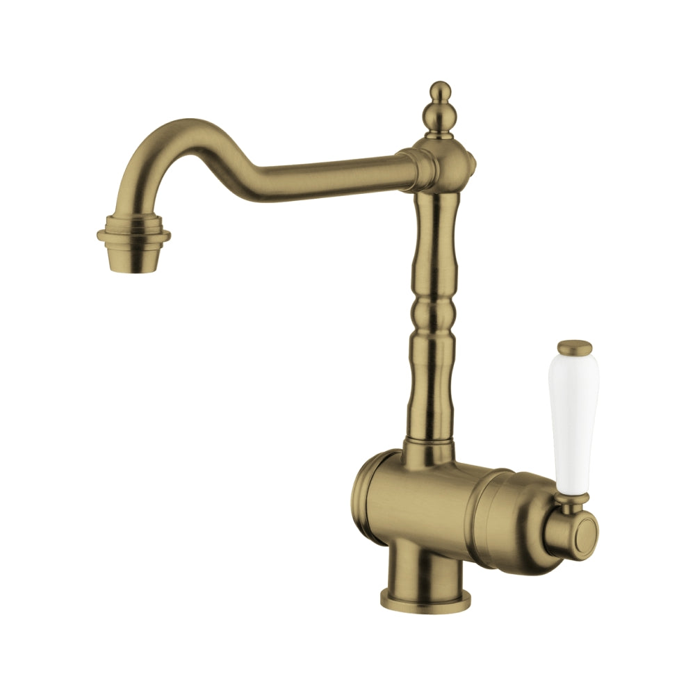 Abey Provincial Single Lever Kitchen Sink Mixer Lead Free Bronze