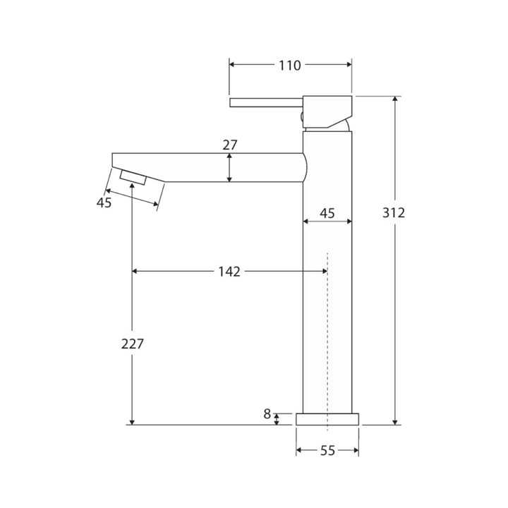 Fienza Isabella Tall Basin Mixer