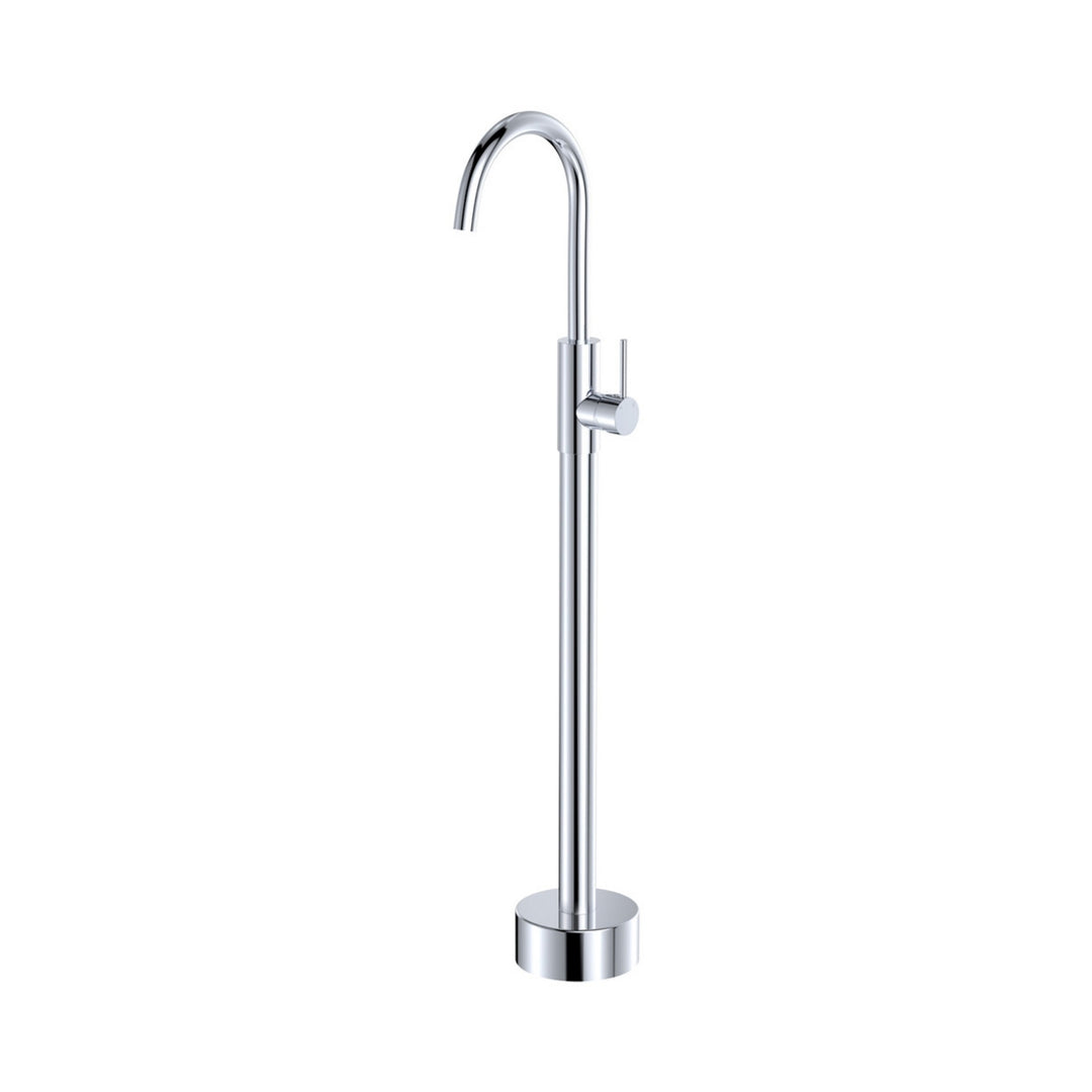 Fienza Kaya Floor Mounted Lead Free Bath/Basin Mixer Chrome
