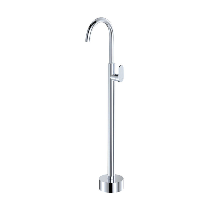 Fienza Empire Slim Floor Mounted Lead Free Basin/Bath Mixer