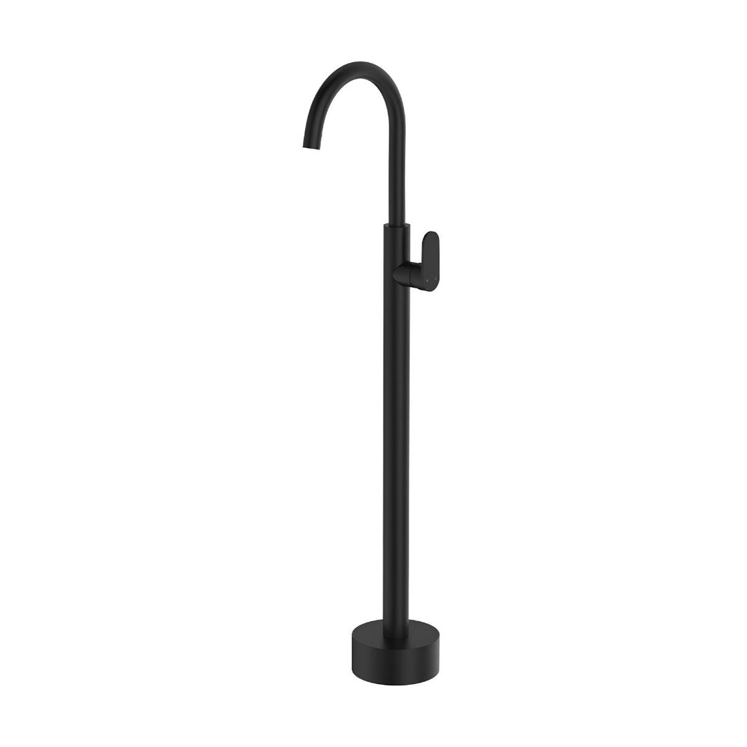 Fienza Empire Slim Floor Mounted Lead Free Basin/Bath Mixer