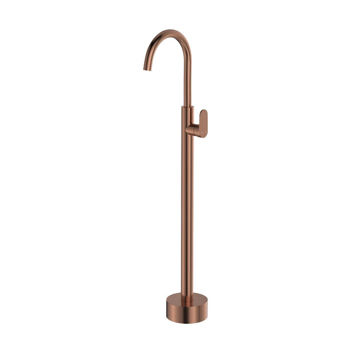 Fienza Empire Slim Floor Mounted Lead Free Basin/Bath Mixer
