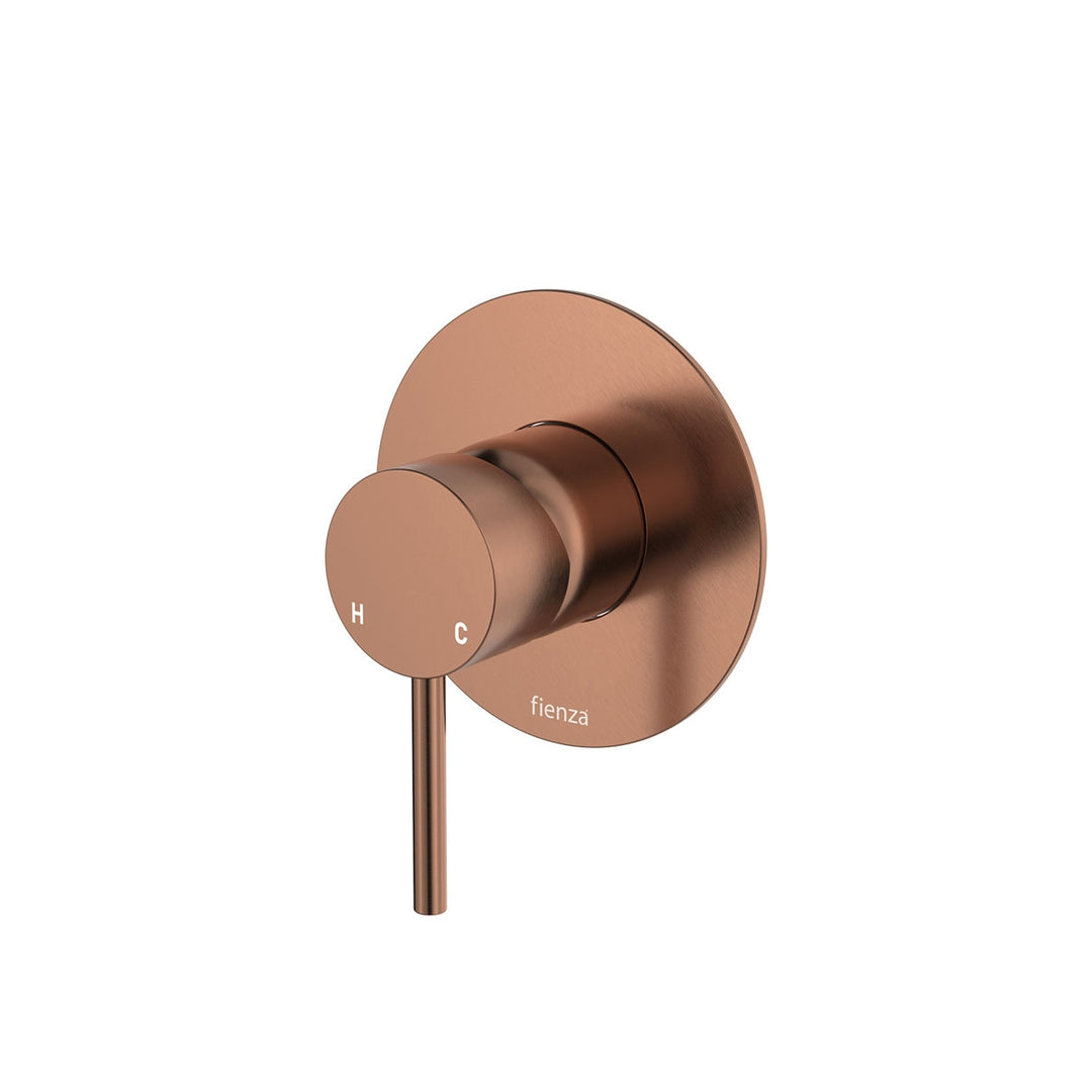 Fienza Kaya Large Round Plate Lead Free Wall Mixer