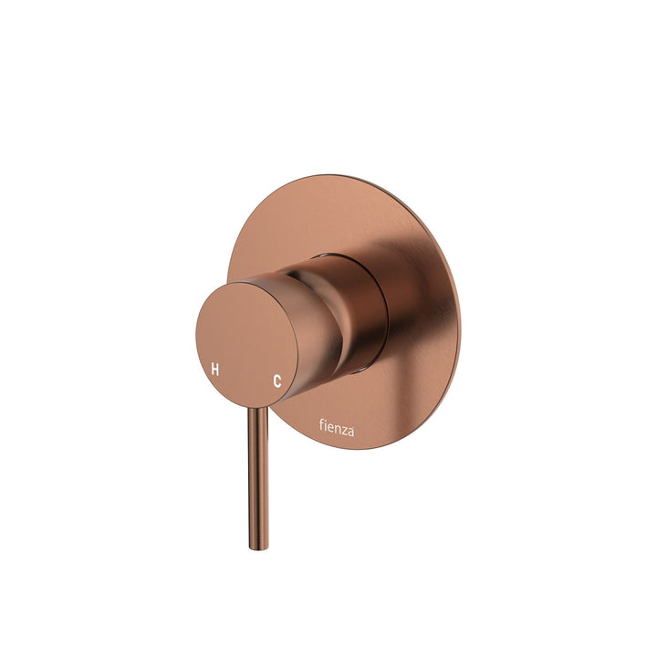 Fienza Kaya Large Round Plate Lead Free Wall Mixer