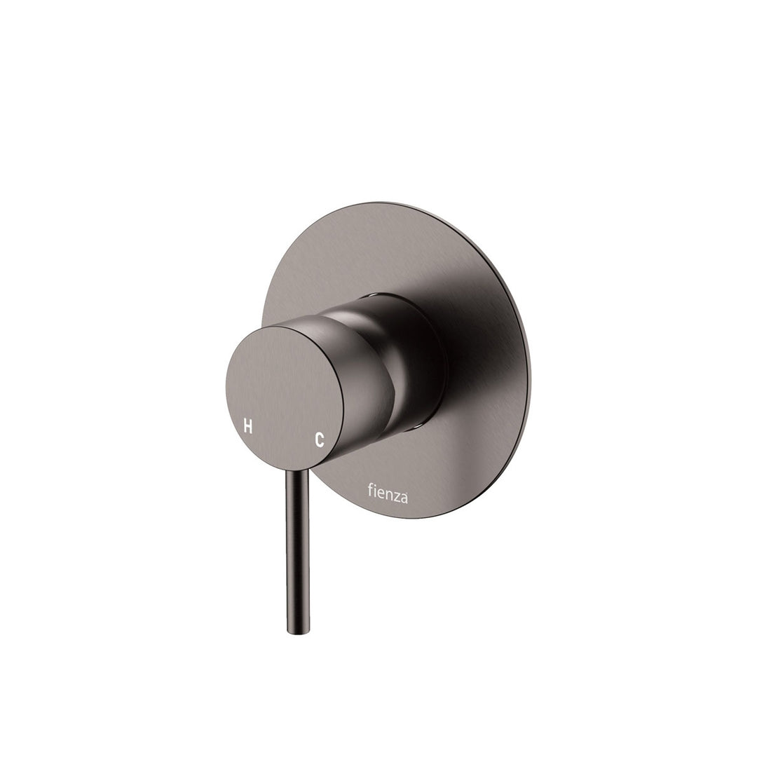 Fienza Kaya Large Round Plate Lead Free Wall Mixer