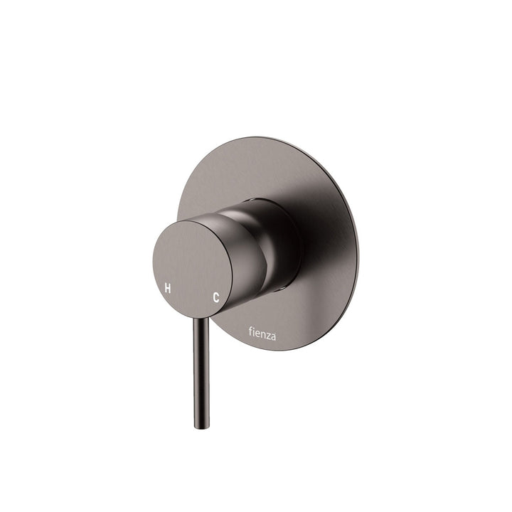 Fienza Kaya Large Round Plate Lead Free Wall Mixer
