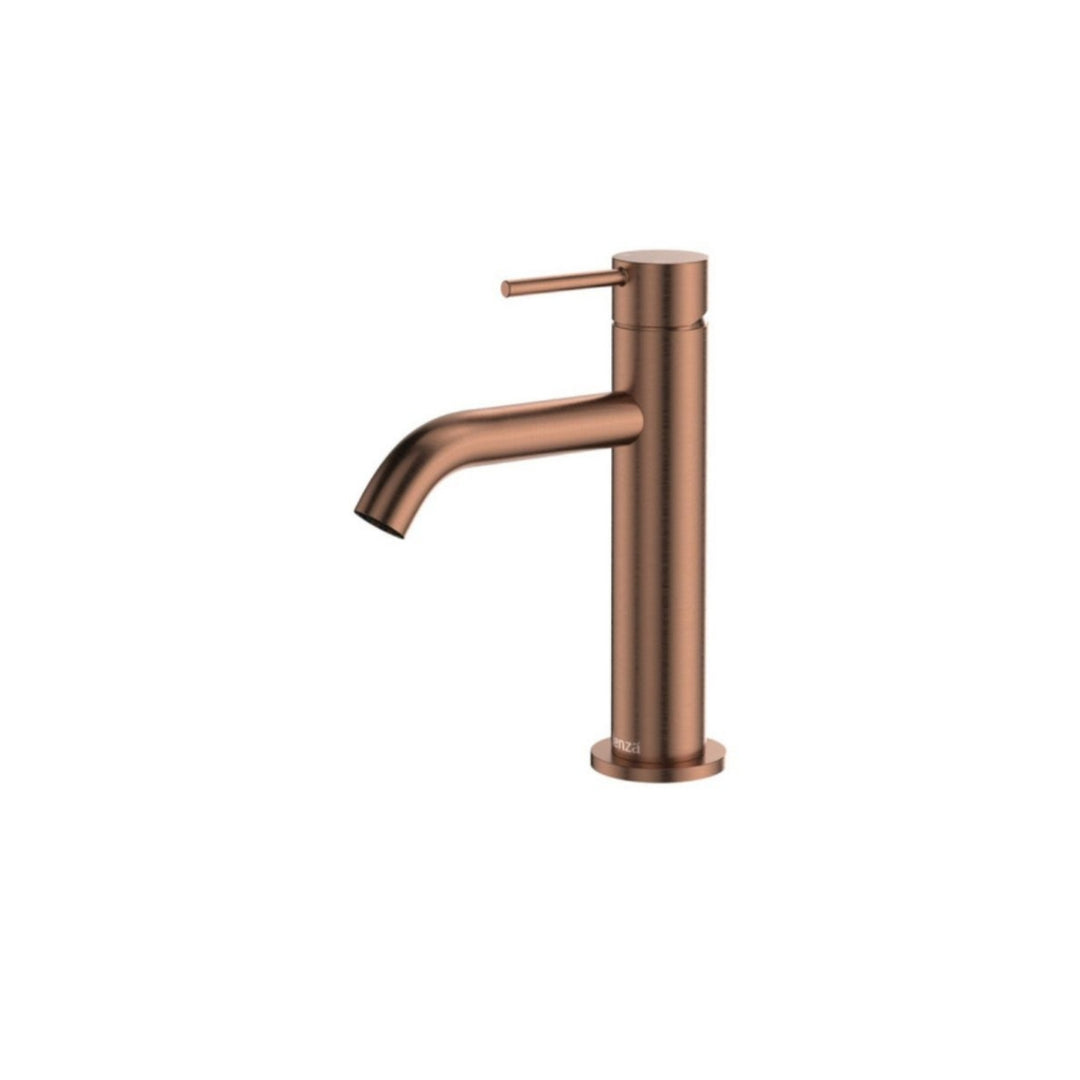 Fienza Kaya Lead Free Basin Mixer Brushed Copper