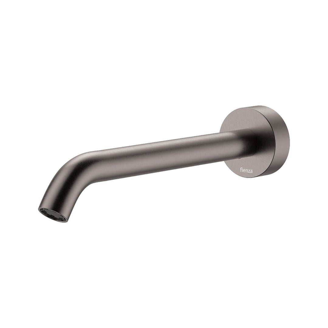 Fienza Kaya 220mm Wall Basin/Bath Lead Free Outlet Spout Gunmetal
