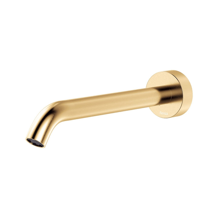 Fienza Kaya 220mm Wall Basin/Bath Lead Free Outlet Spout Urban Brass